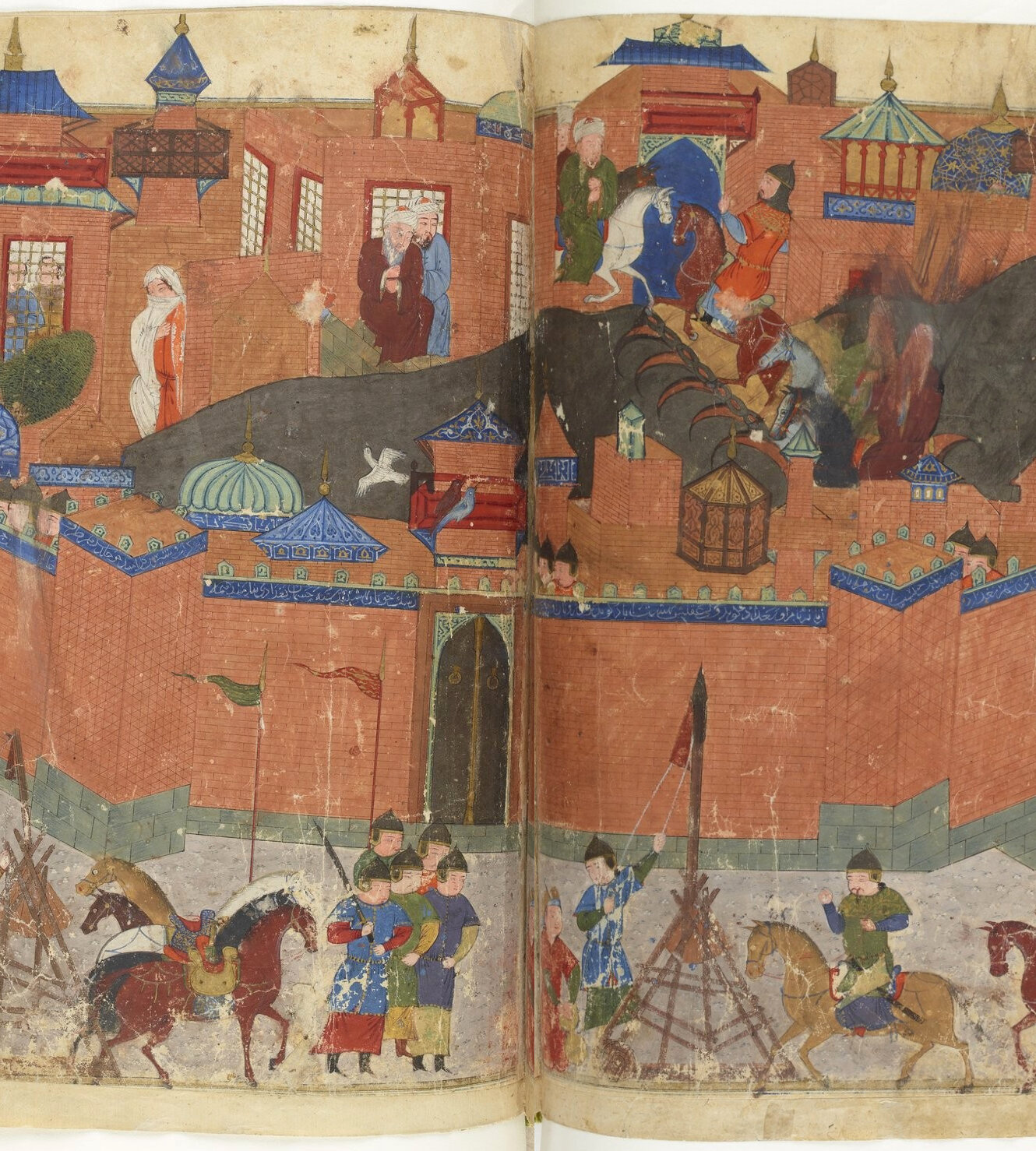 The siege of Baghdad, 1258